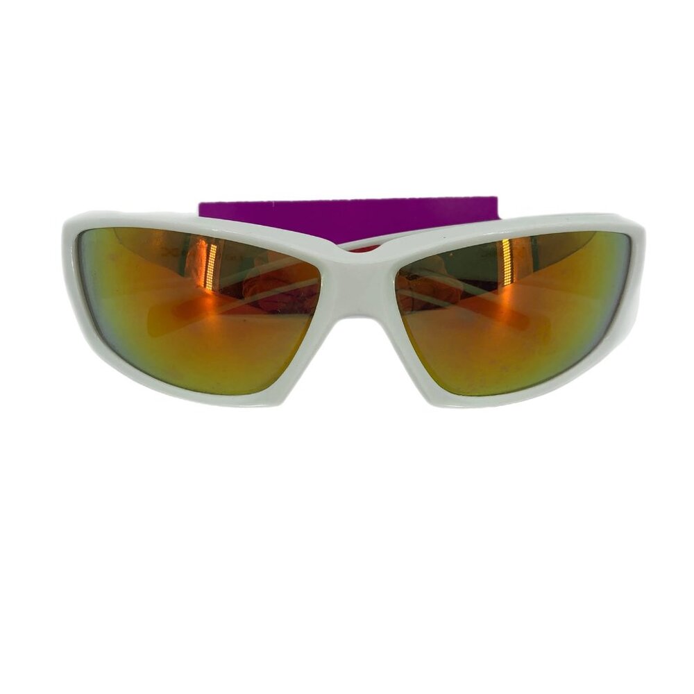 Xloop White Red Tinted Sunglasses | Multicolor Lens